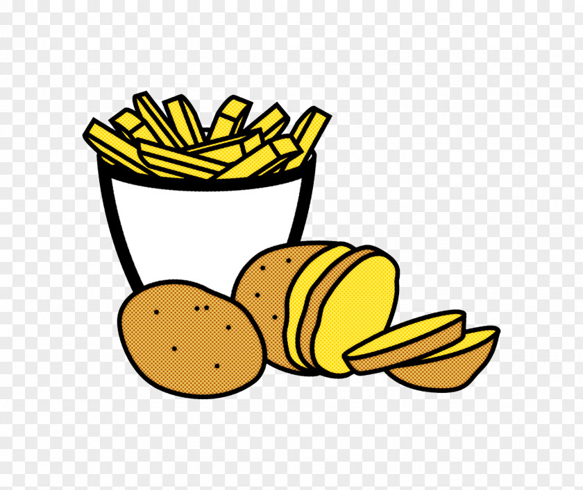 Coloring Book Plant French Fries PNG