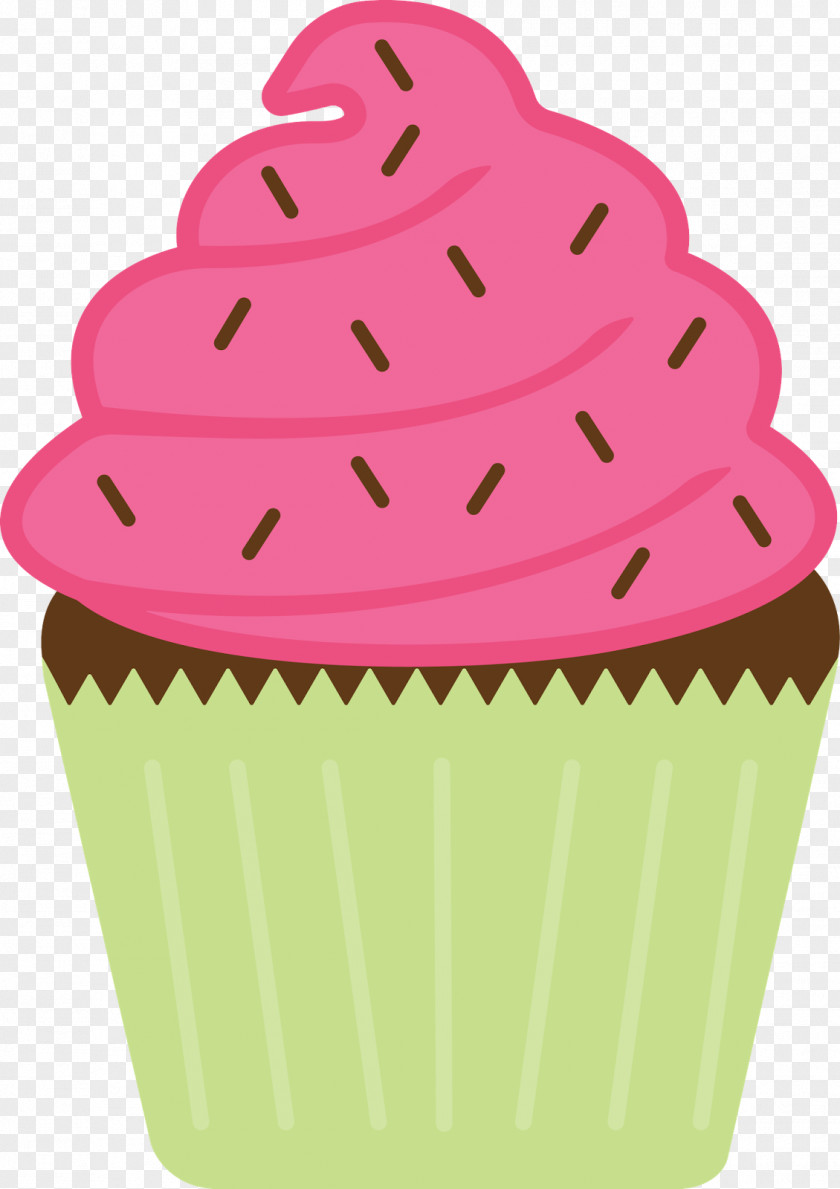 Cookware And Bakeware Baked Goods Cupcake Baking Cup Pink Cake Decorating Supply Green PNG