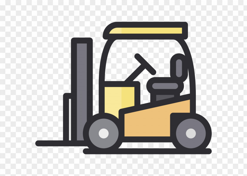 Couriers And Delivery Vehicles Forklift Warehouse Transport Management PNG