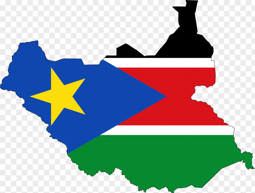 Map Flag Of South Sudan PNG