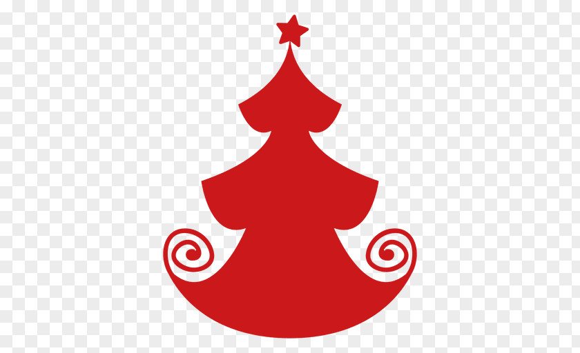 Red Christmas Tree Ornament Decoration PNG