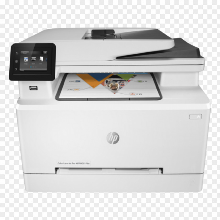 Automatic Document Feeder Hewlett-Packard HP LaserJet Pro M281 Multi-function Printer Laser Printing PNG