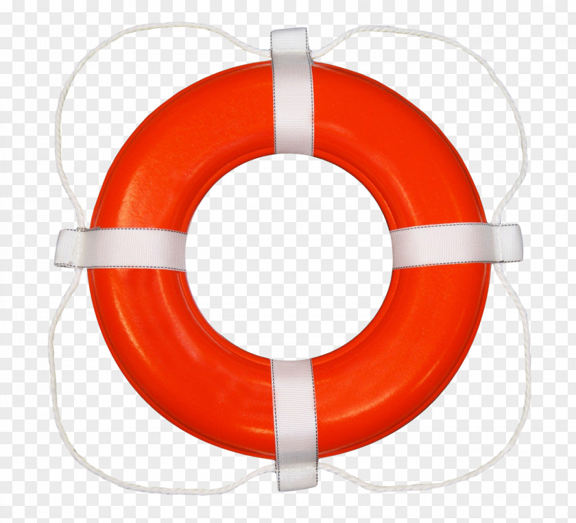 Lifebuoy Personal Flotation Device Foam Orange PNG