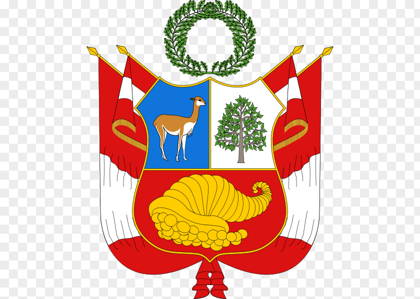 Peru Vector Flag Of Coat Arms National Symbols PNG