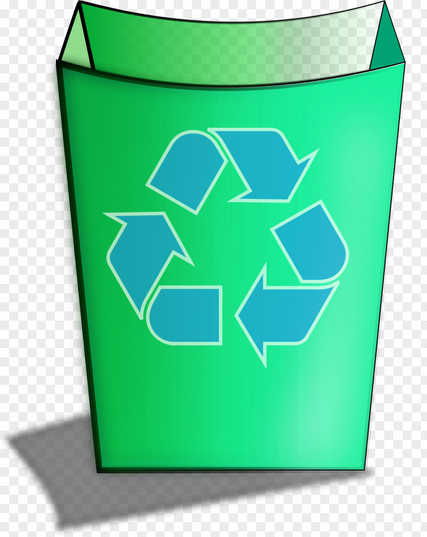 Recycle Bin Recycling Rubbish Bins & Waste Paper Baskets Green Clip Art PNG