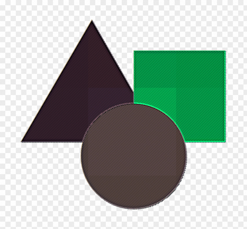 Square Icon Triangle Designer Set PNG