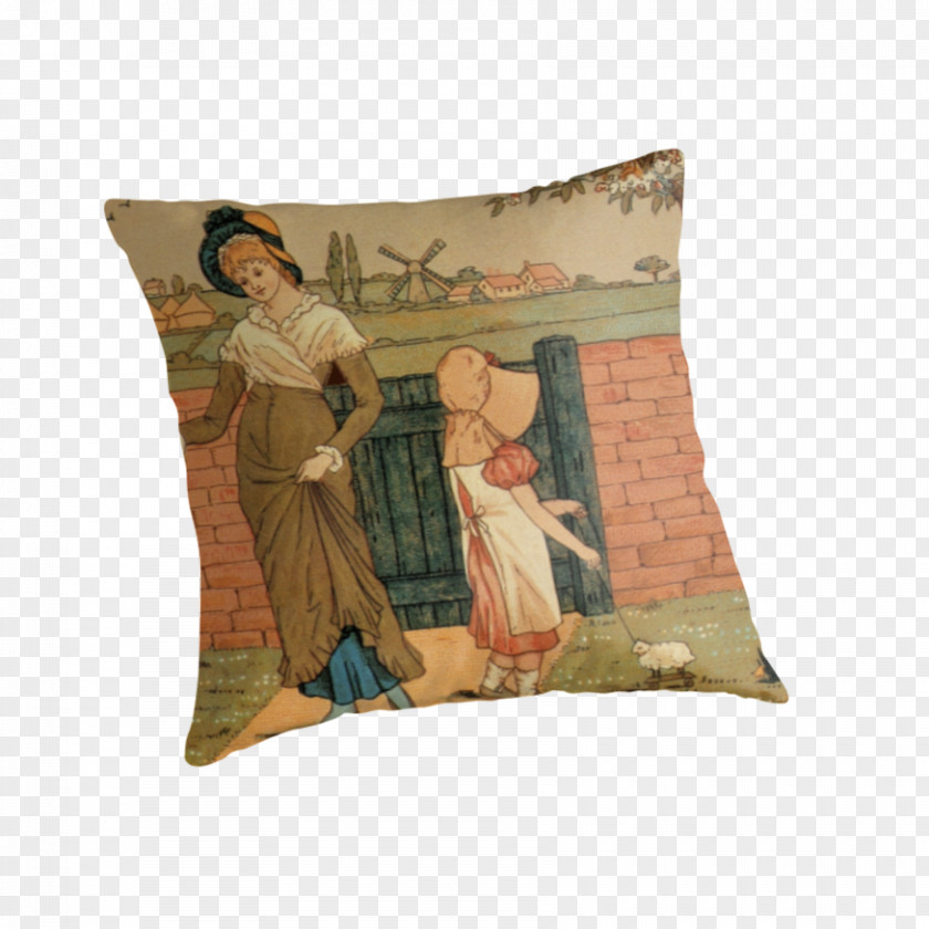 Mother Illustration Throw Pillows Cushion PNG