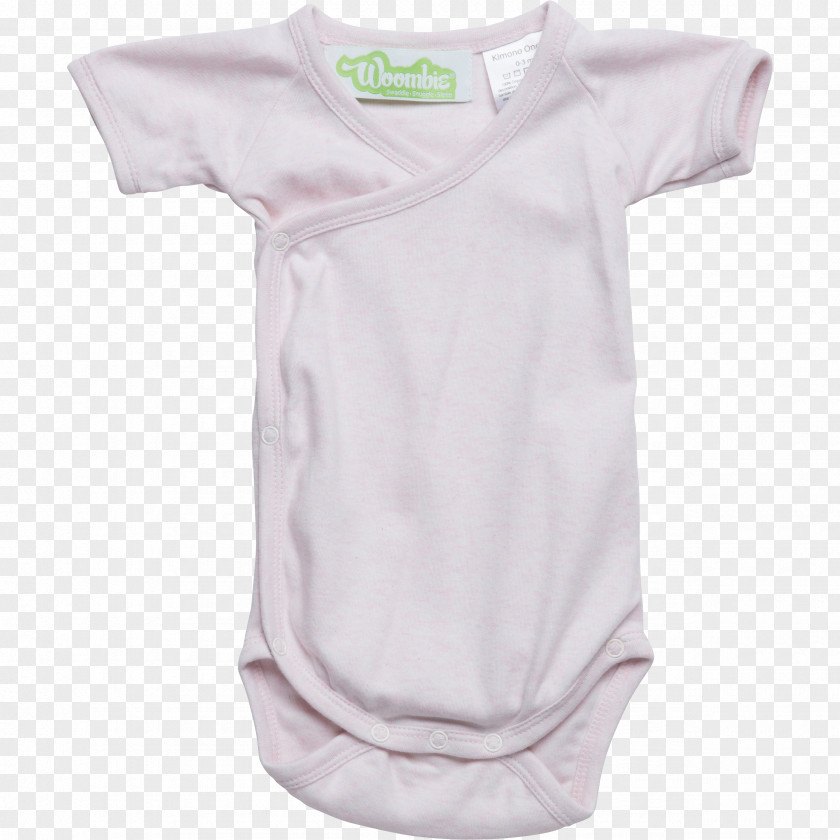 Pink Kimono Sleeve T-shirt Shoulder Baby & Toddler One-Pieces Bodysuit PNG
