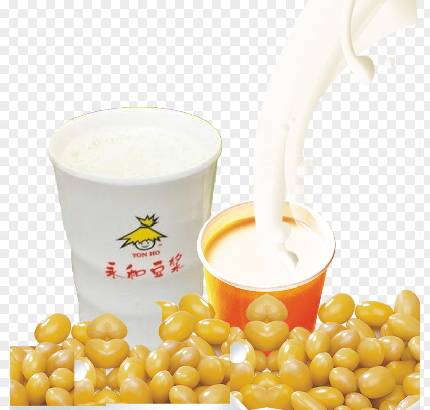 Yonghe Beans Paddle Soy Milk Vegetarian Cuisine Soybean District PNG