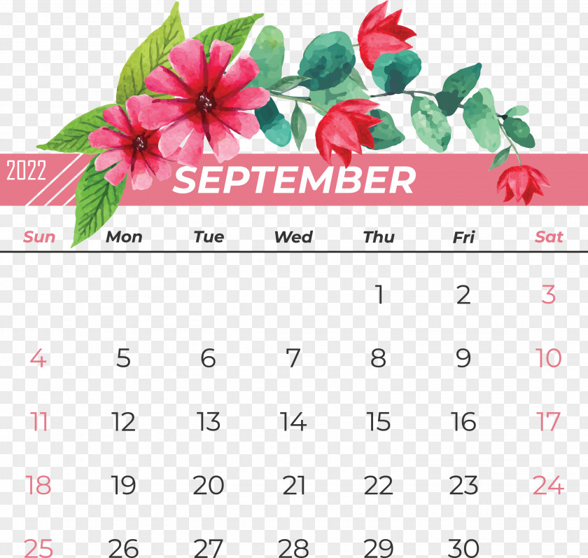 Calendar Flower Font Petal Meter PNG