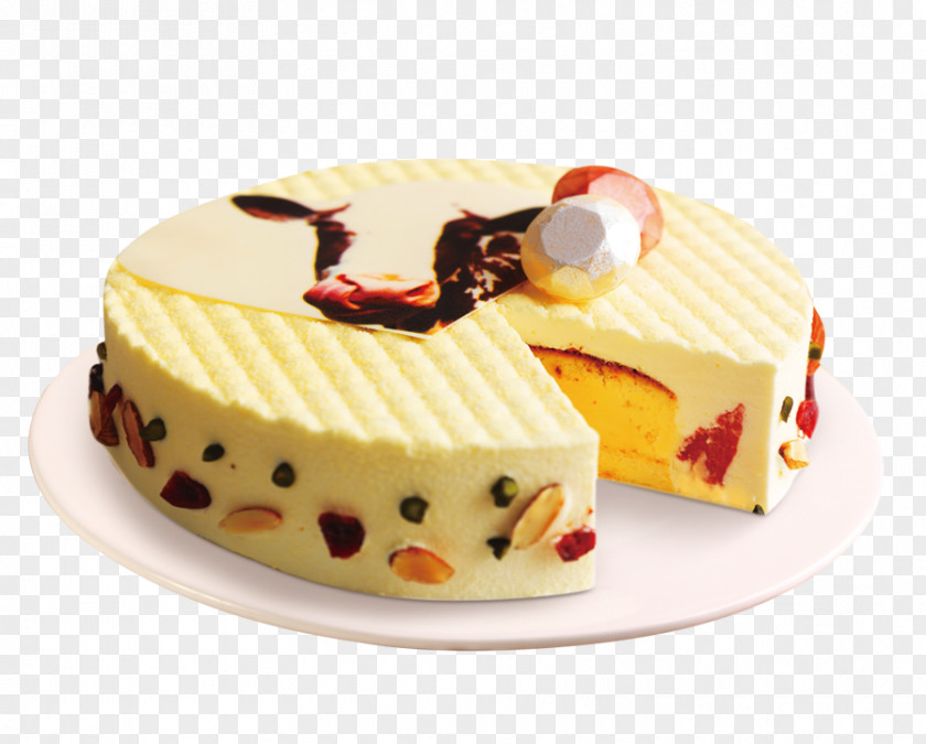 Cheese Cheesecake Cream Torte Fruitcake Baking PNG