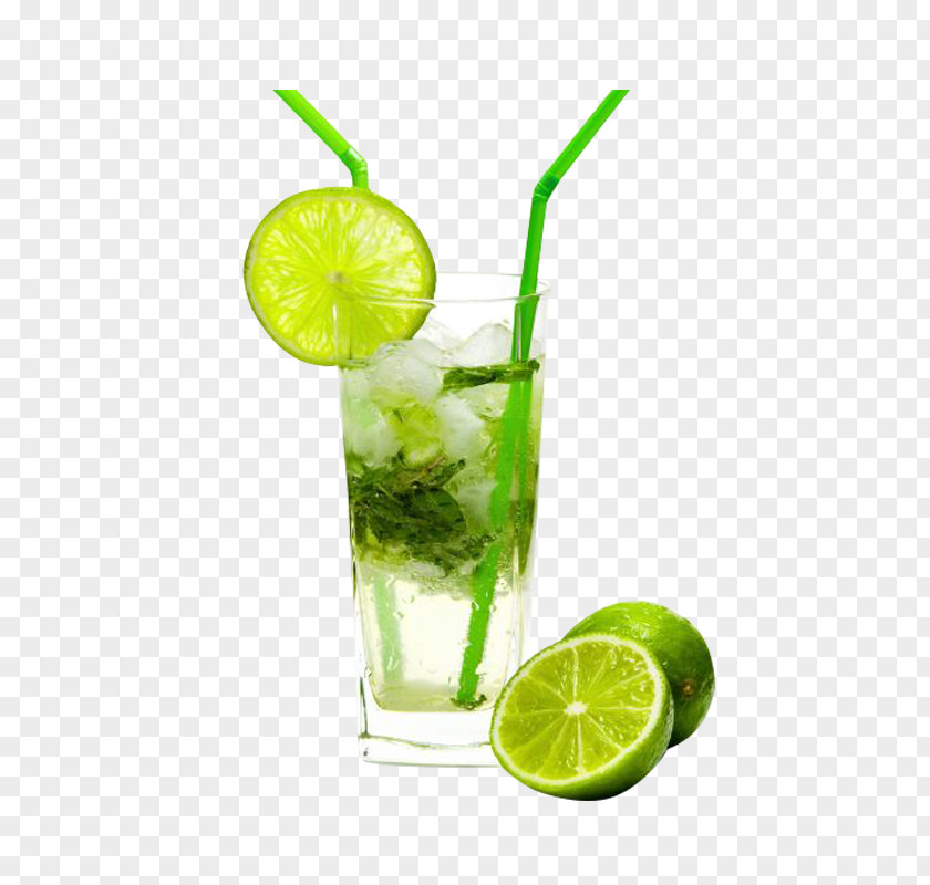 Cold Bubble Green Tea Juice Cocktail Mojito Soft Drink PNG