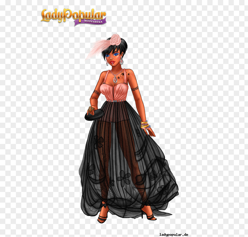Fashion Beauty Costume Design Lady Popular Character Fiction PNG