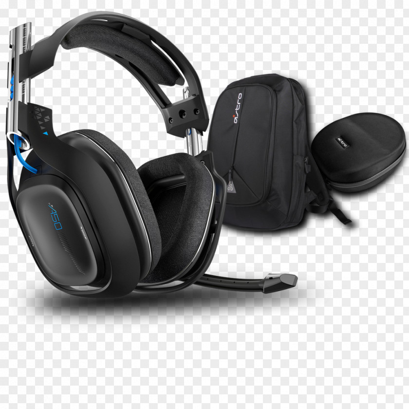 Headphones ASTRO Gaming A50 Headset Black Wireless PNG