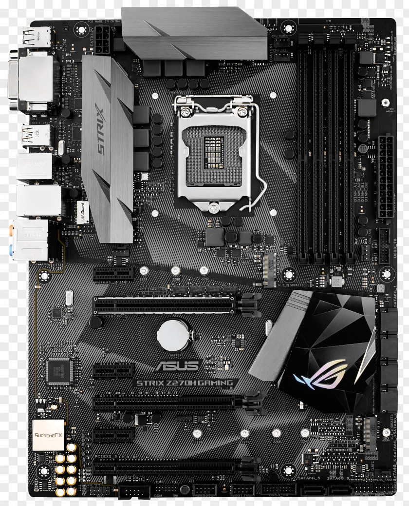 Intel LGA 1151 ASUS ROG STRIX Z270H GAMING Motherboard Z270E PNG