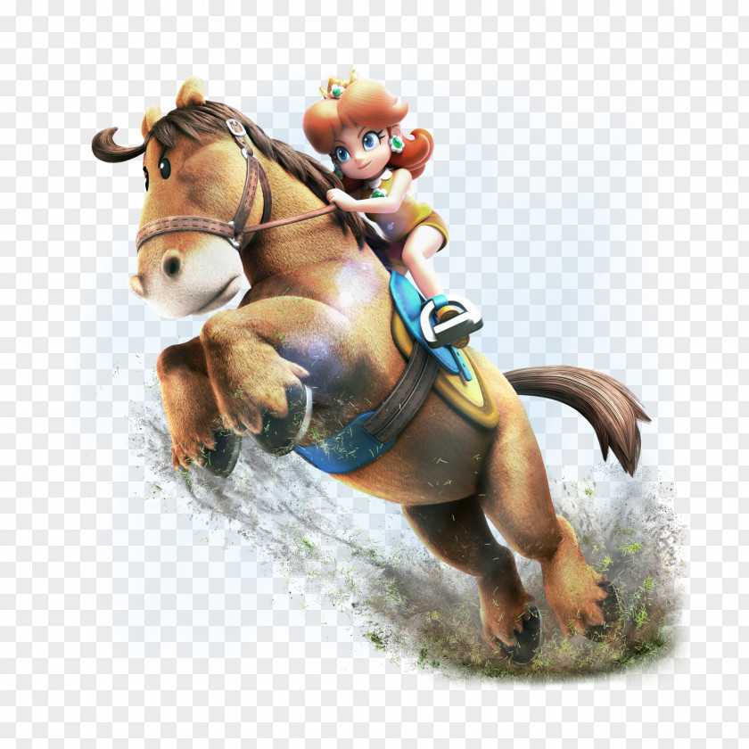 Mario Sports Superstars Princess Daisy Horse Nintendo 3DS PNG