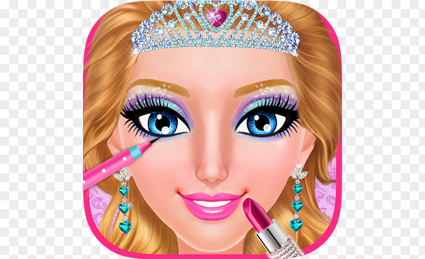 Princess Salon 2 Salon: Cinderella Royal Fashion Makeup Makeover: Girls Games PNG