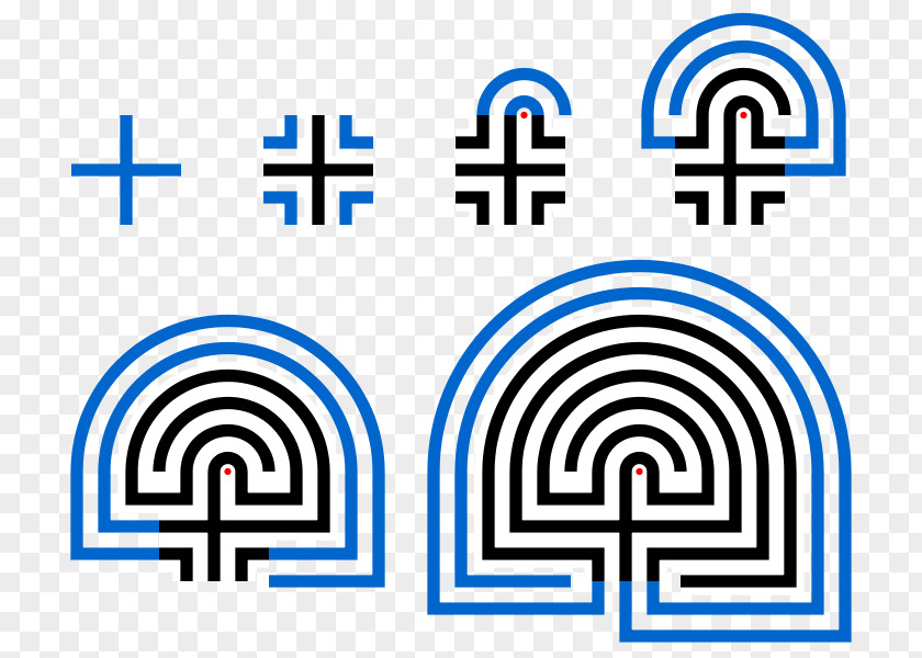 Symbol Chartres Cathedral Labyrinth Minotaur PNG