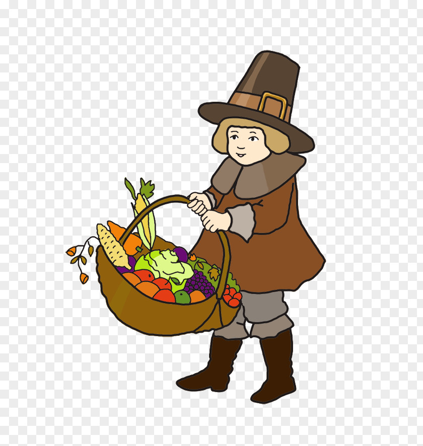 Thanksgiving Clip Art Turkey Meat Pilgrim Illustration PNG