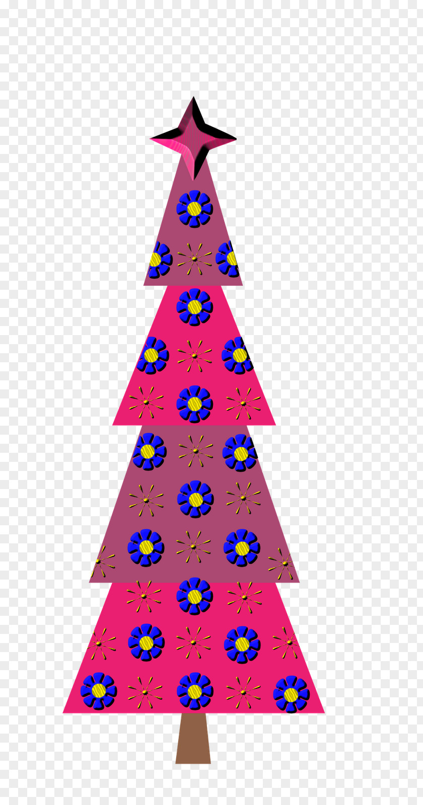 Tree Lady Christmas Ornament Spruce Triangle PNG