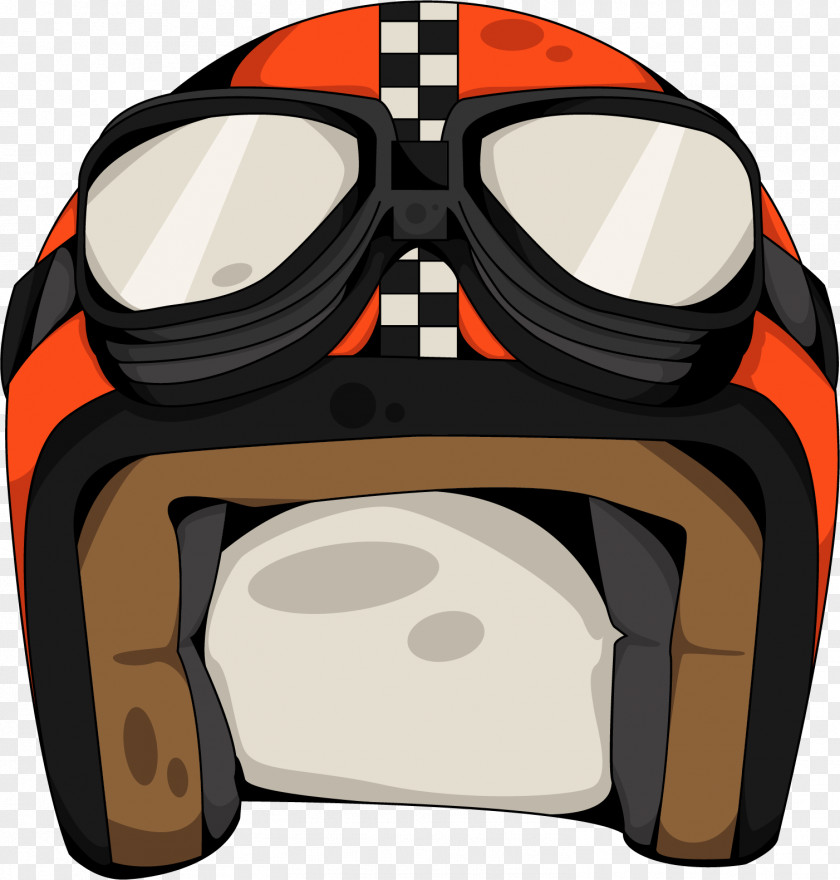 Vector Hand-painted Helmet Goggles Euclidean PNG