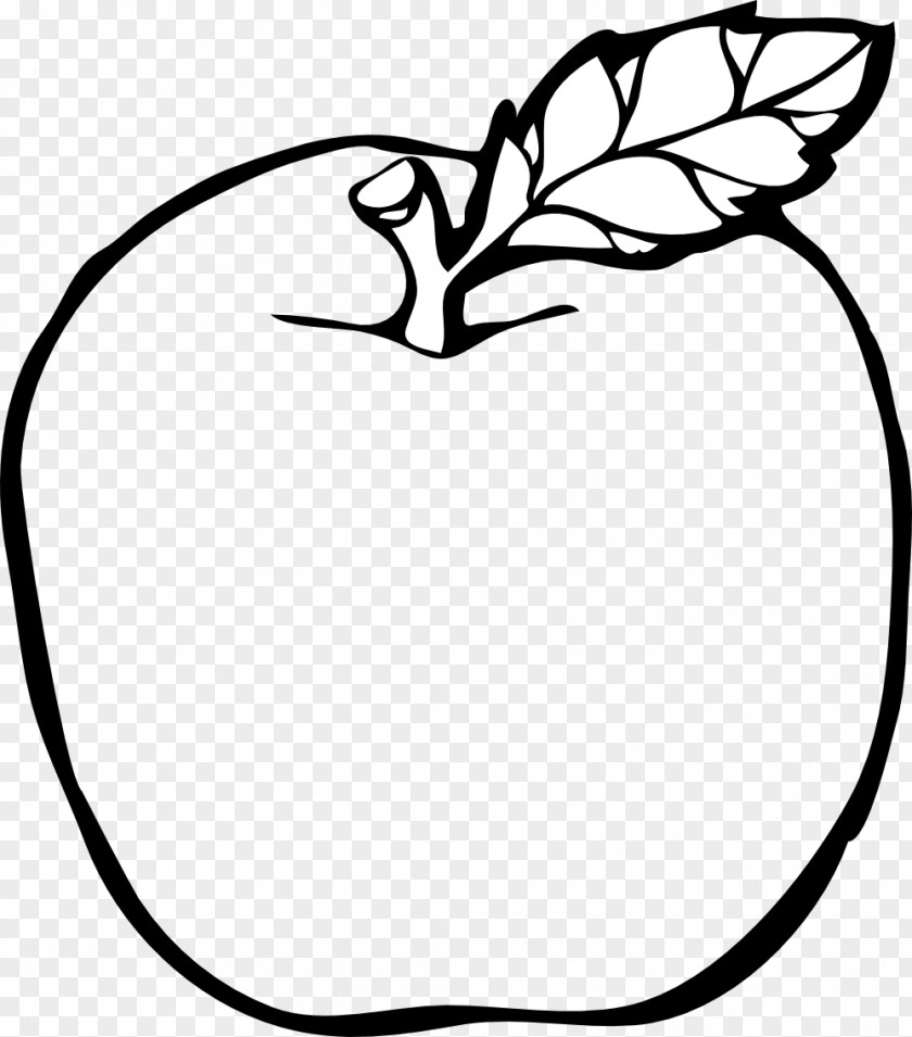 White Apple Cliparts Black And Clip Art PNG
