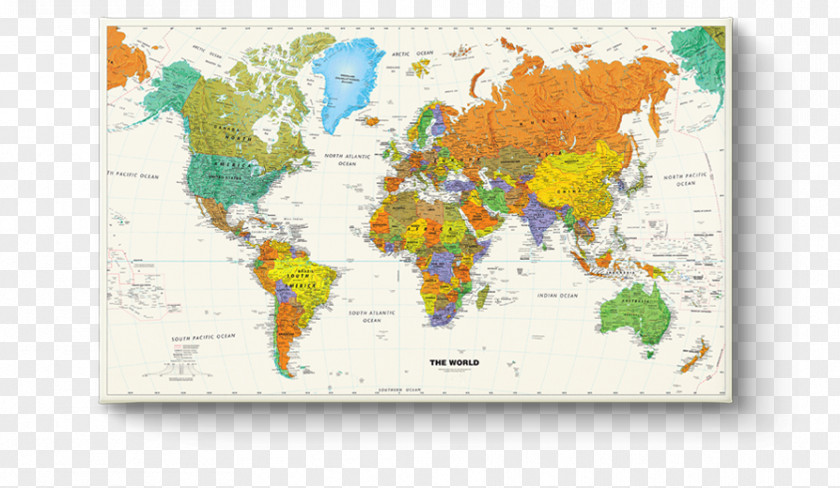World Map Globe Flag PNG