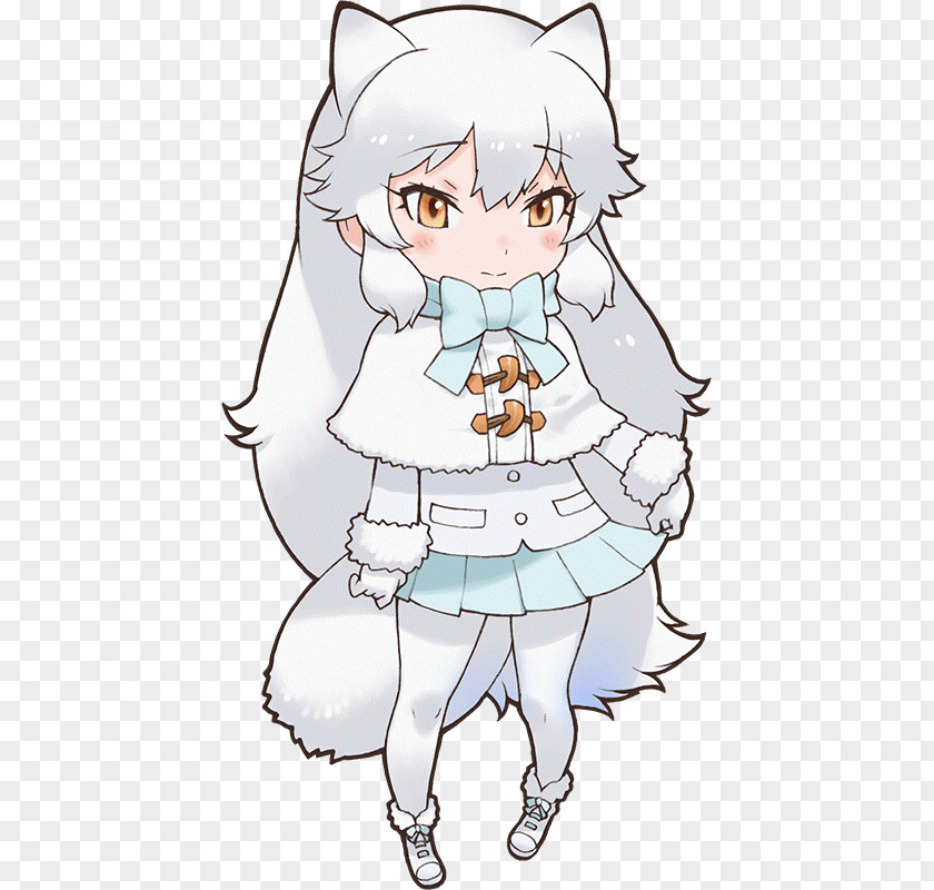 Color Full Kemono Friends Arctic Fox Hare Deer PNG