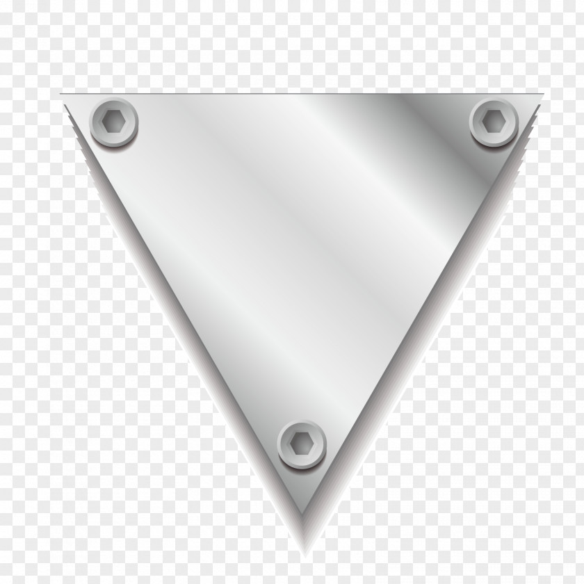 Vector Triangles Triangle Metal Icon PNG