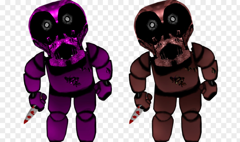 Boody Five Nights At Freddy's 2 Freddy's: Sister Location Purple Man Art Jump Scare PNG