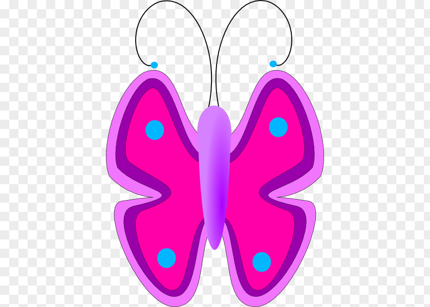 Pink Butterfly Clipart Free Clip Art PNG