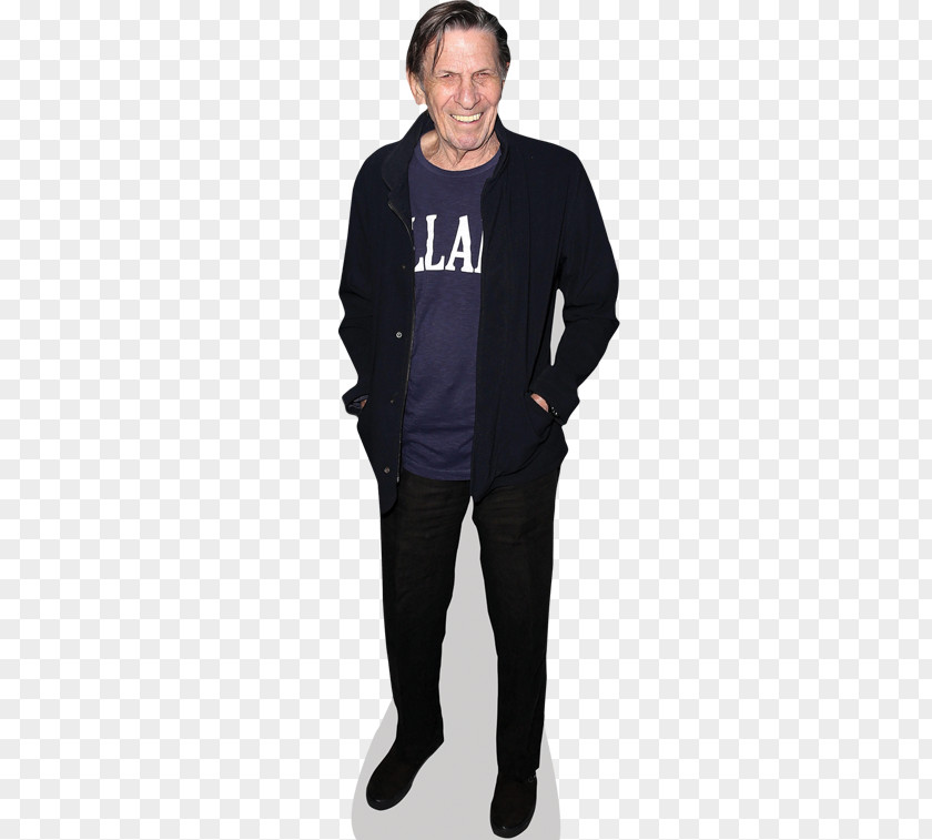 Leonard Nimoy T-shirt Outerwear Jacket Suit Sleeve PNG