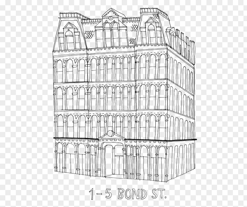 Retro Building New York City All The Buildings In York: That Ive Drawn So Far Architecture Drawing PNG