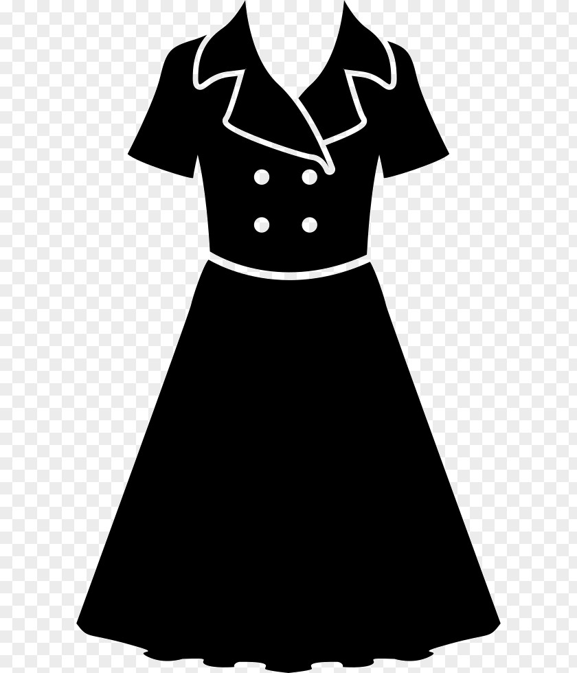 Dress Little Black Vintage Clothing Fashion PNG