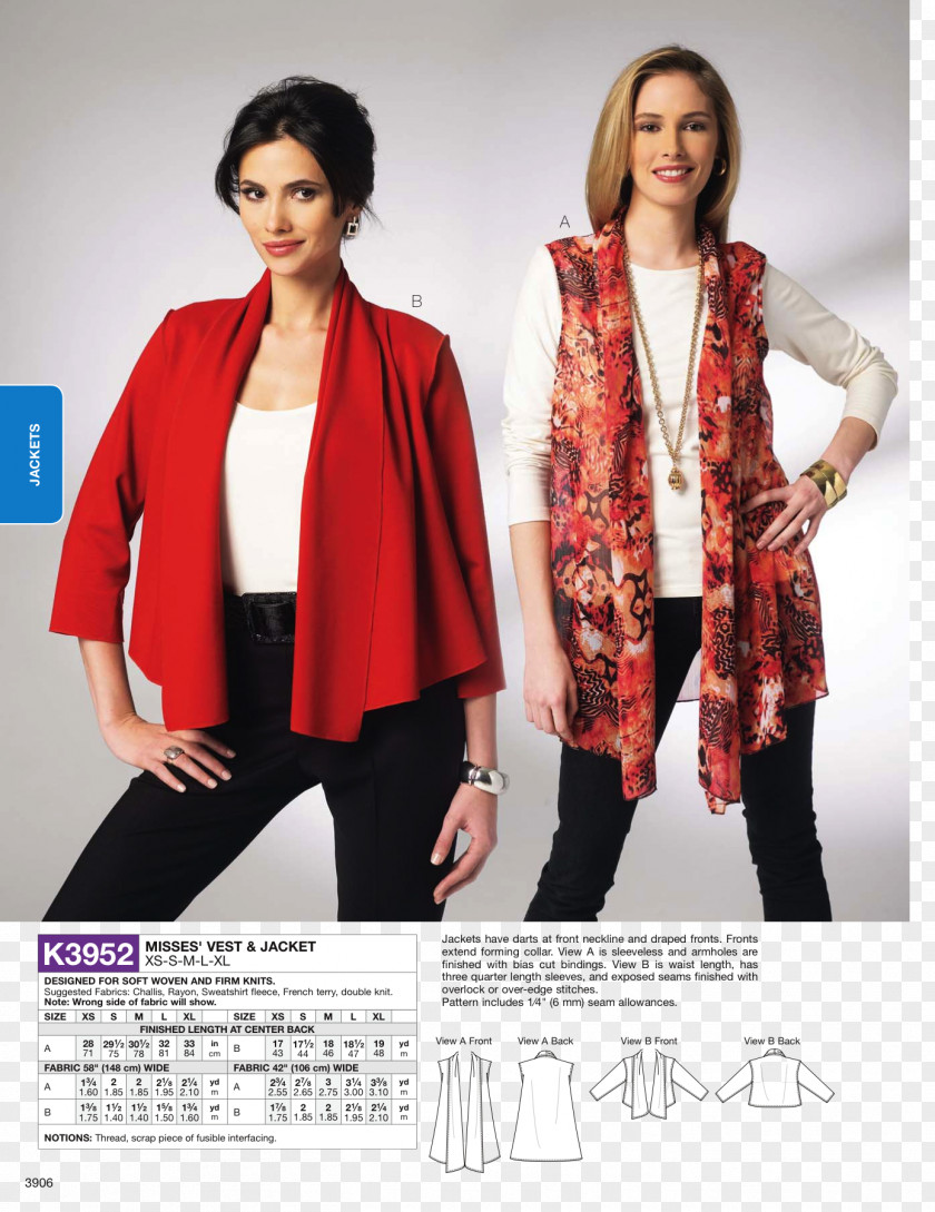 Jacket Outerwear Coat Gilets Pattern PNG