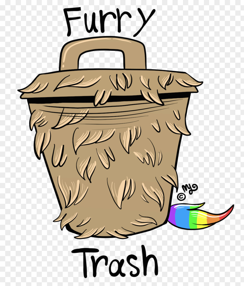 Trash Can Furry Fandom Cartoon Rubbish Bins & Waste Paper Baskets Recycling PNG