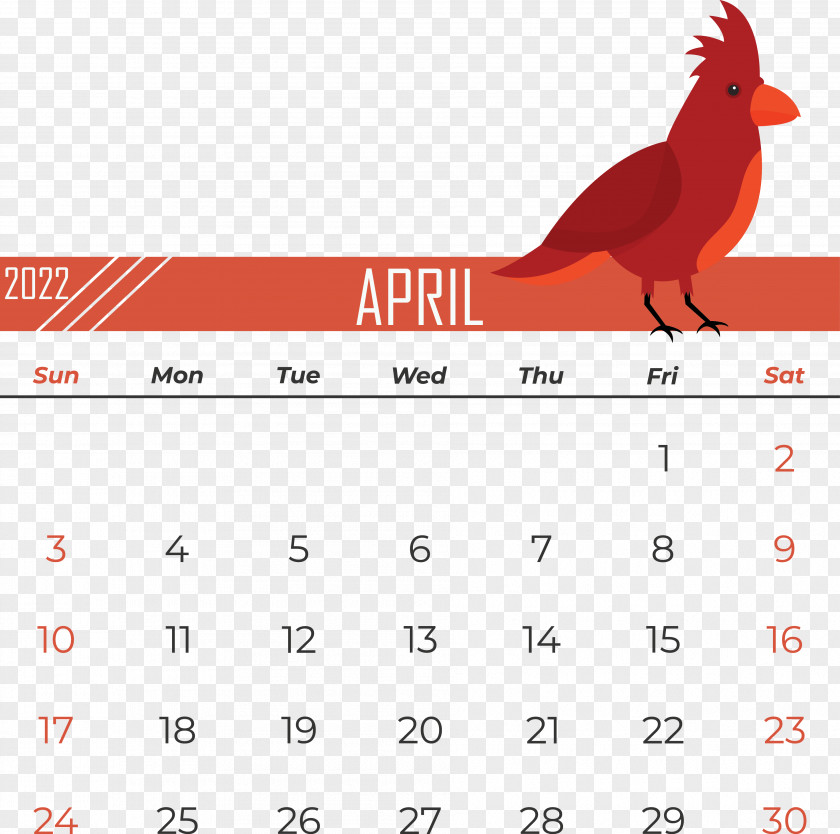 Birds Beak Calendar Line Font PNG