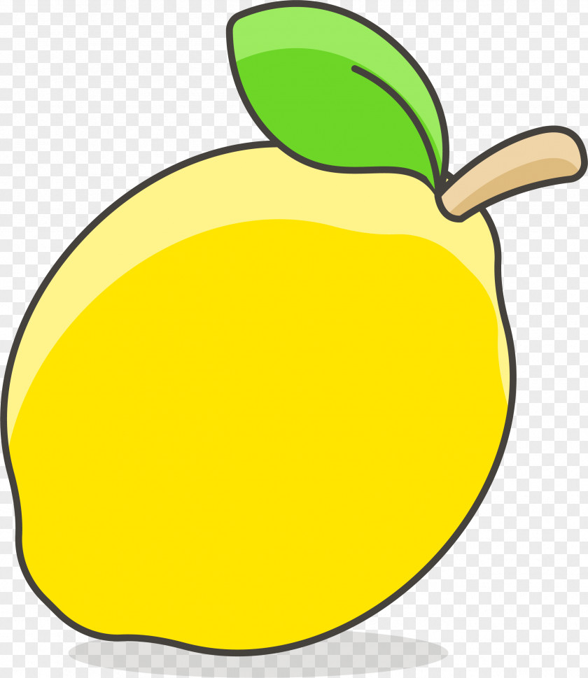 Cartoon Golden Lemon Drawing Clip Art PNG