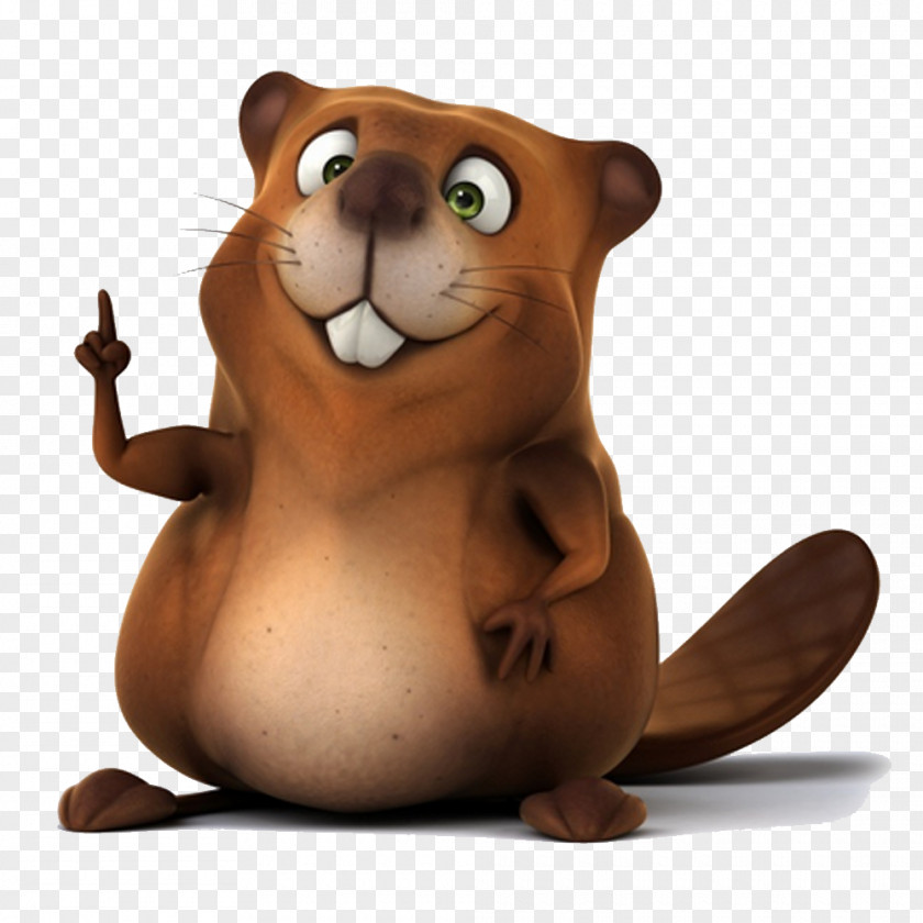 Cute Cartoon Beaver Picture Material North American Stock Photography Illustration PNG