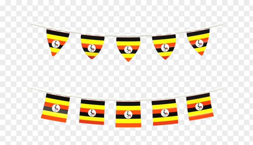 UGANDA FLAG Line Font PNG
