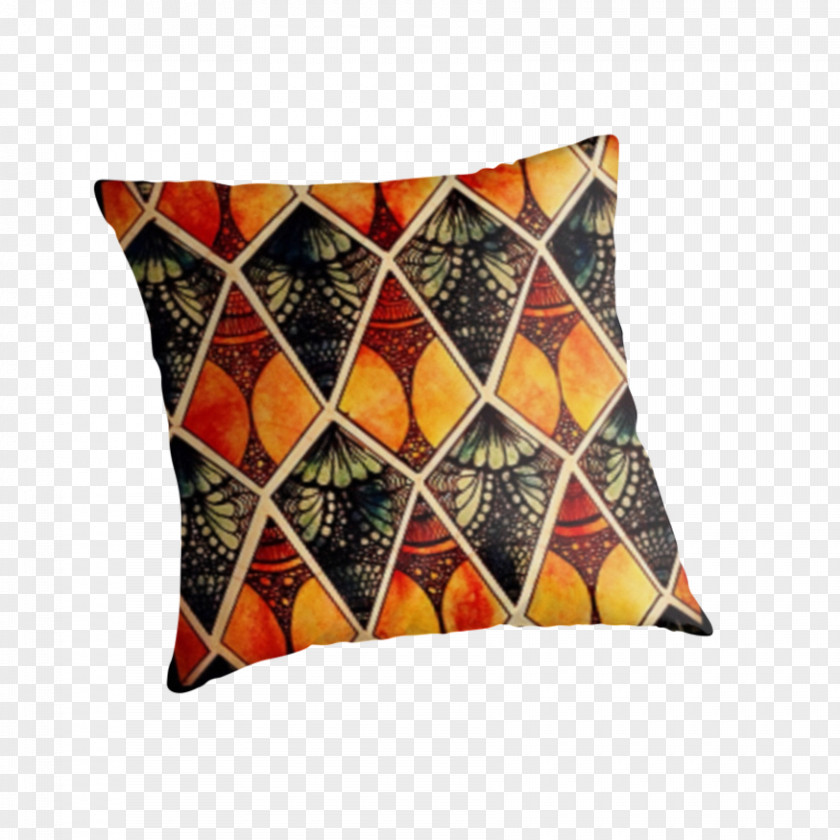 Zetangle Throw Pillows Cushion Rectangle PNG