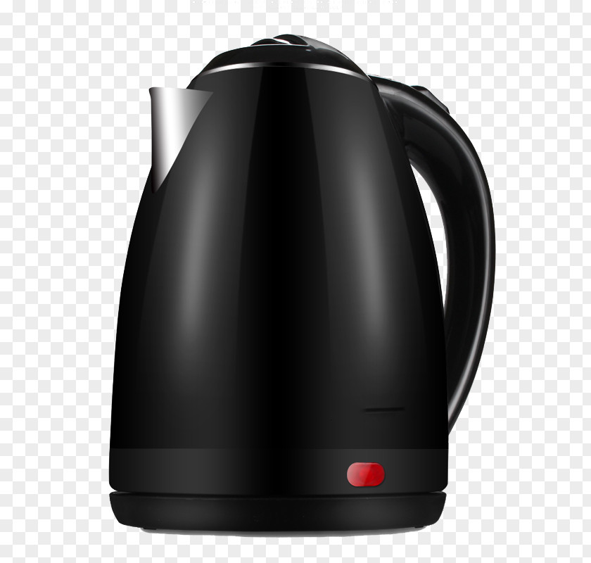 Black Matte Electric Kettle Mate Electricity Heating PNG