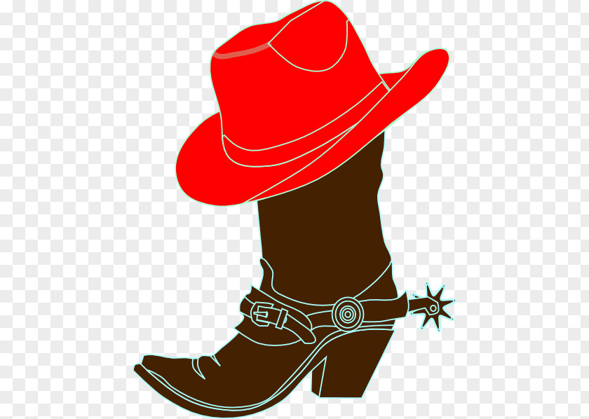 Boot Cowboy Hat Clip Art PNG