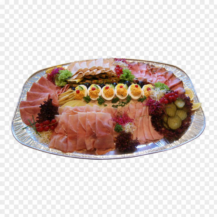 Ham California Roll Sashimi Buffet Olivier Salad Smoked Salmon PNG