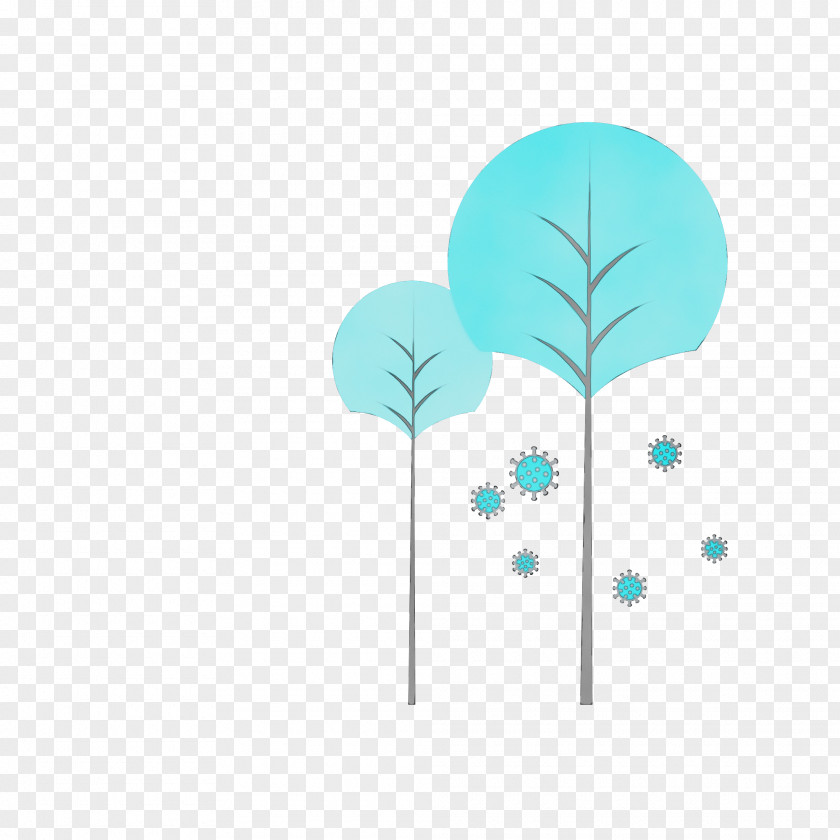 Leaf Tree Meter Turquoise Microsoft Azure PNG