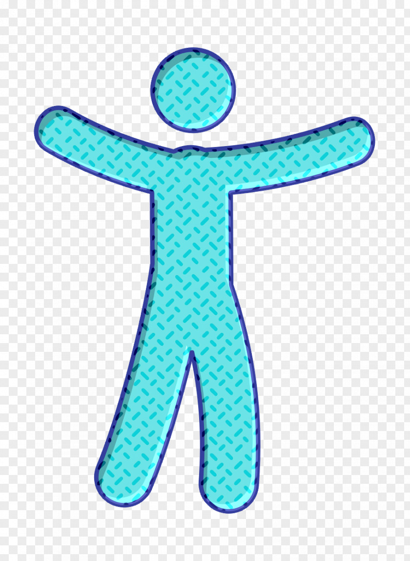 People Icon Humans 2 Man With Open Arms PNG