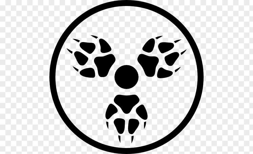 Symbol Coyote Paw Clip Art PNG