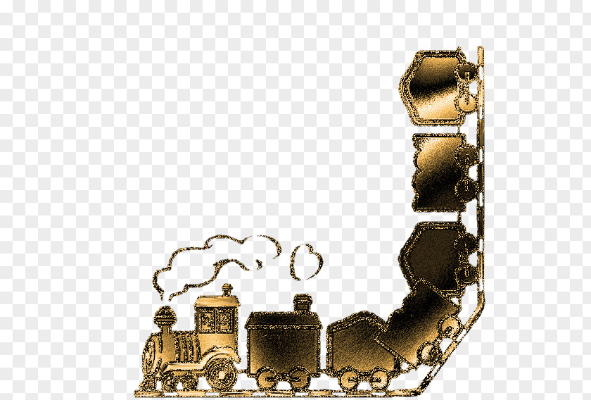 Brass Train Font PNG