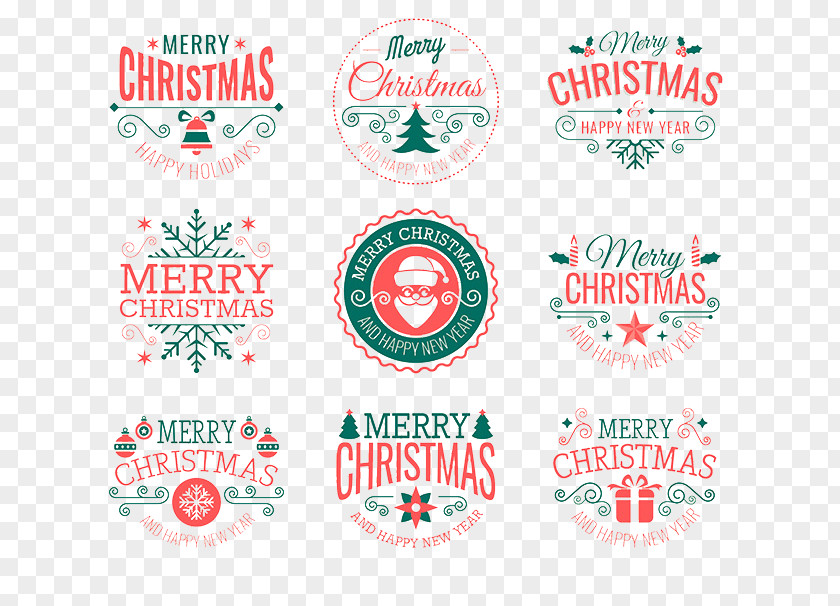 Christmas Wine Label Sticker Plane Santa Claus Decoration Badge Clip Art PNG