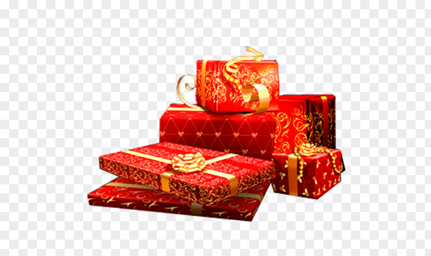 Gift Box Chinese New Year Traditional Holidays PNG